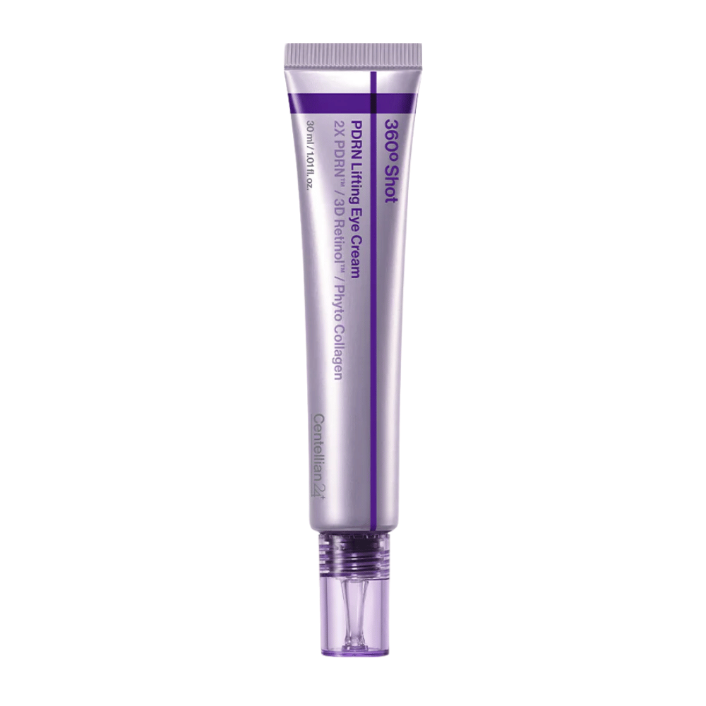 Centellian24 360º Shot PDRN Lifting Eye Cream Silmänympärysvoide – kosteuttava korealainen Silmänympärysvoide PDRN, retinolia ja kollageenia, jotka auttavat parantamaan ihon kimmoisuutta ja vähentämään hienoja juonteita.