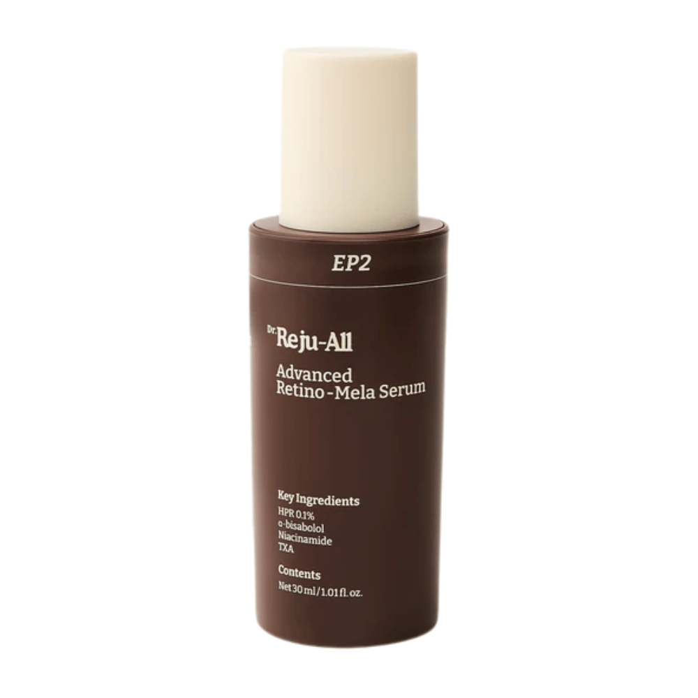 Dr. Reju-All Advanced Retino-Mela Serum EP2 – korealainen seerumi HPR:llä, traneksaamihapolla ja niasiiniamidilla pigmenttihäiriö, epätasaiselle ihonsävylle ja parantuneelle ihon rakenteelle.