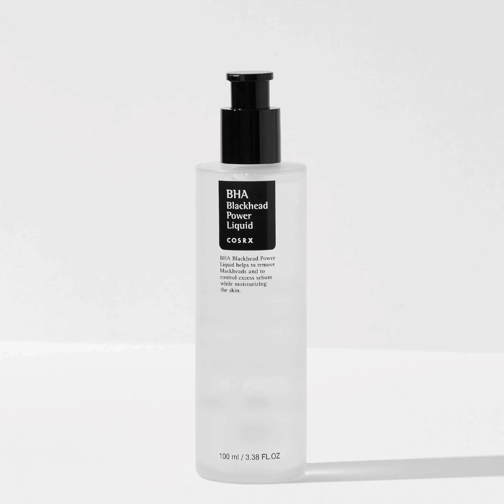 COSRX BHA Blackhead Power Liquid 100 ml – kemiallinen kasvojen kuorinta salisyylihapolla (BHA) vähentää mustapäitä ja puhdistaa huokoset syvältä.