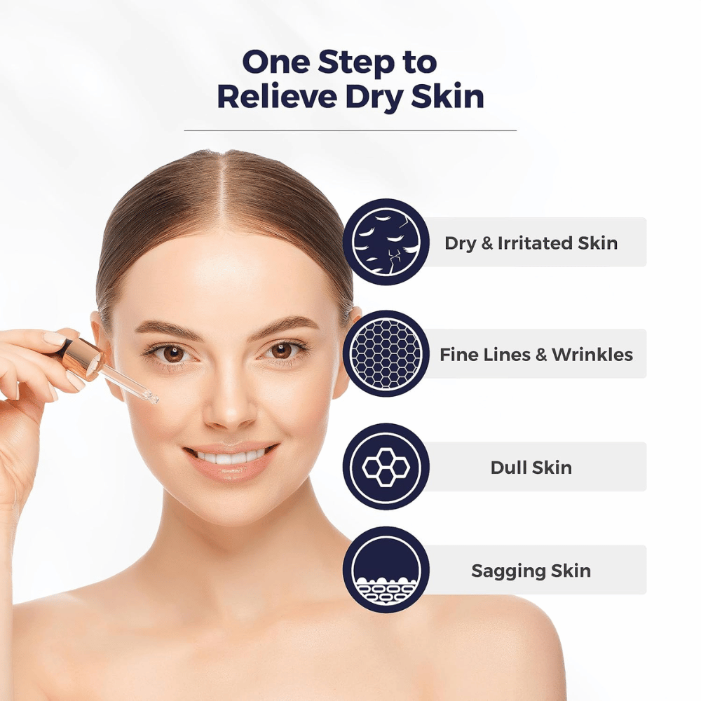 1. Centellian24 Hyaluronic Tox Boosting Ampoule – nainen levittää seerumi kuivalle iholle, hienoille juonteille ja hehkulle