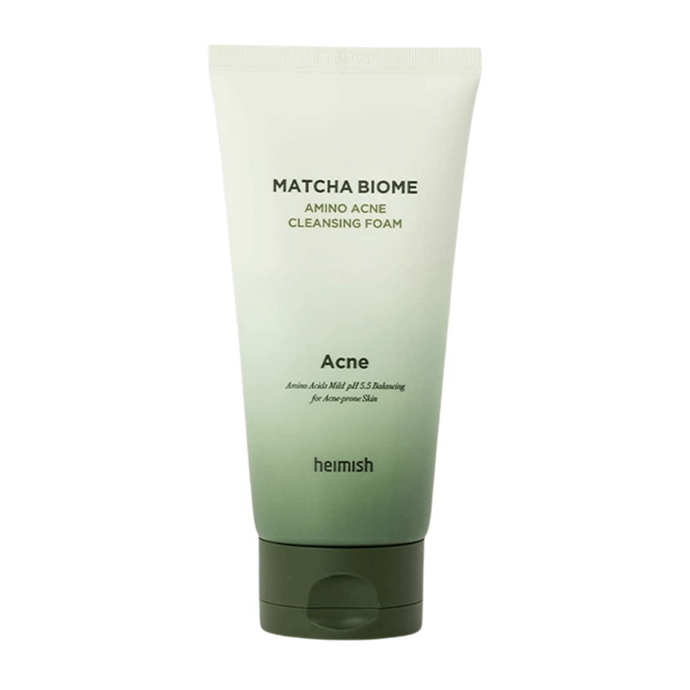 Heimish Matcha Biome Amino Acne Cleansing Foam – korealainen kasvojenpuhdistusaine aknealttiille ja herkälle iholle matchalla ja aminohapoilla