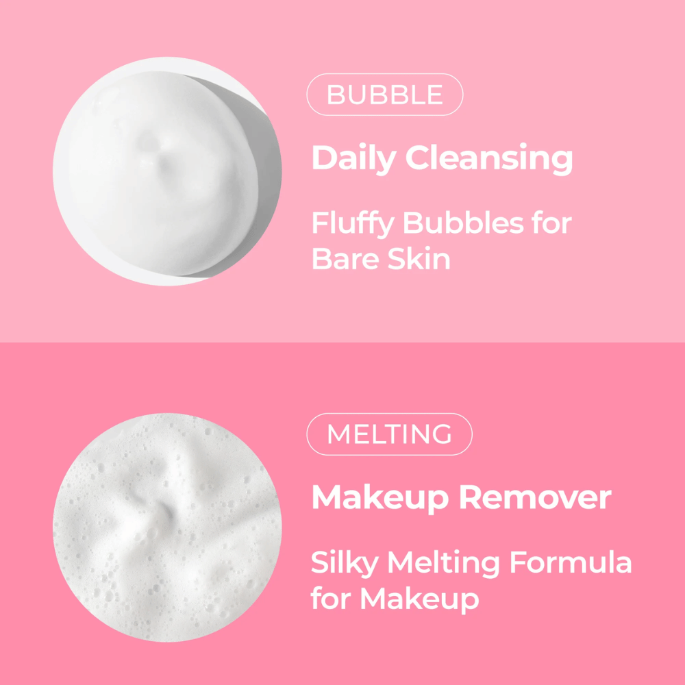 Dr. Melaxin Melting Cleanser ilmavalla kuplavaahdolla herkän ihon päivittäiseen puhdistukseen