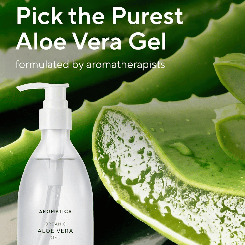 AROMATICA Organic Aloe Vera Gel – aloe vera -geeli luonnollisella aloe vera -lehdellä