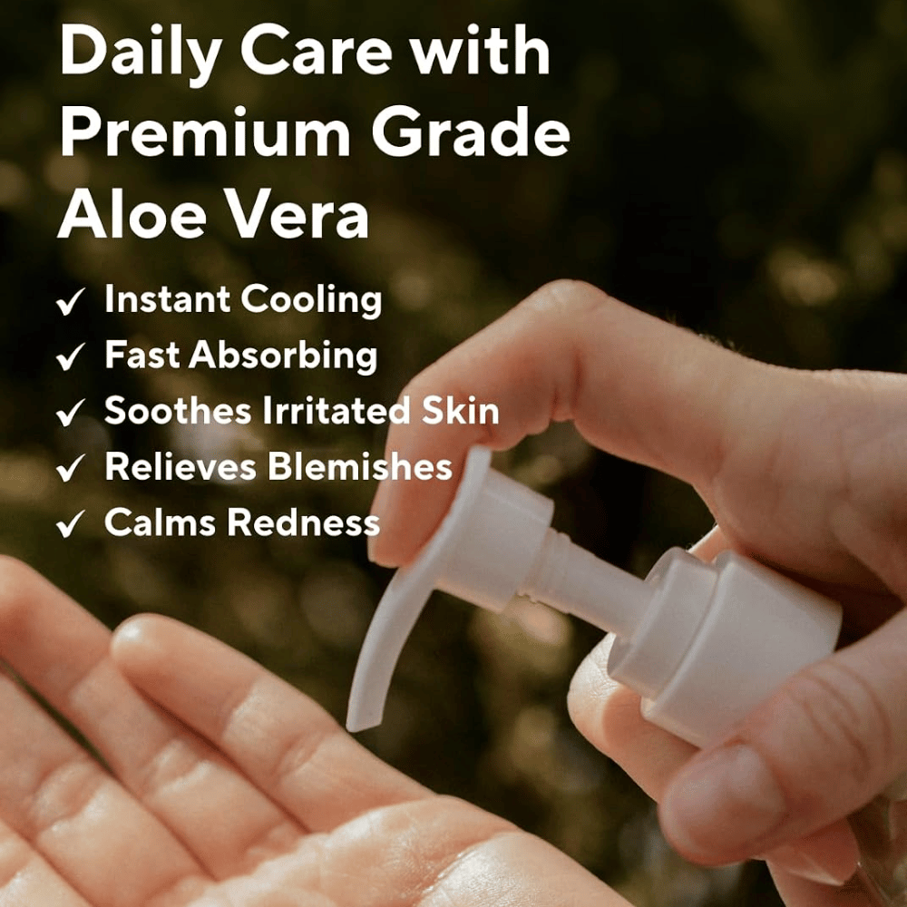 AROMATICA Organic Aloe Vera Gel – rauhoittava ja kosteuttava aloe vera -geeli päivittäiseen ihonhoitoon