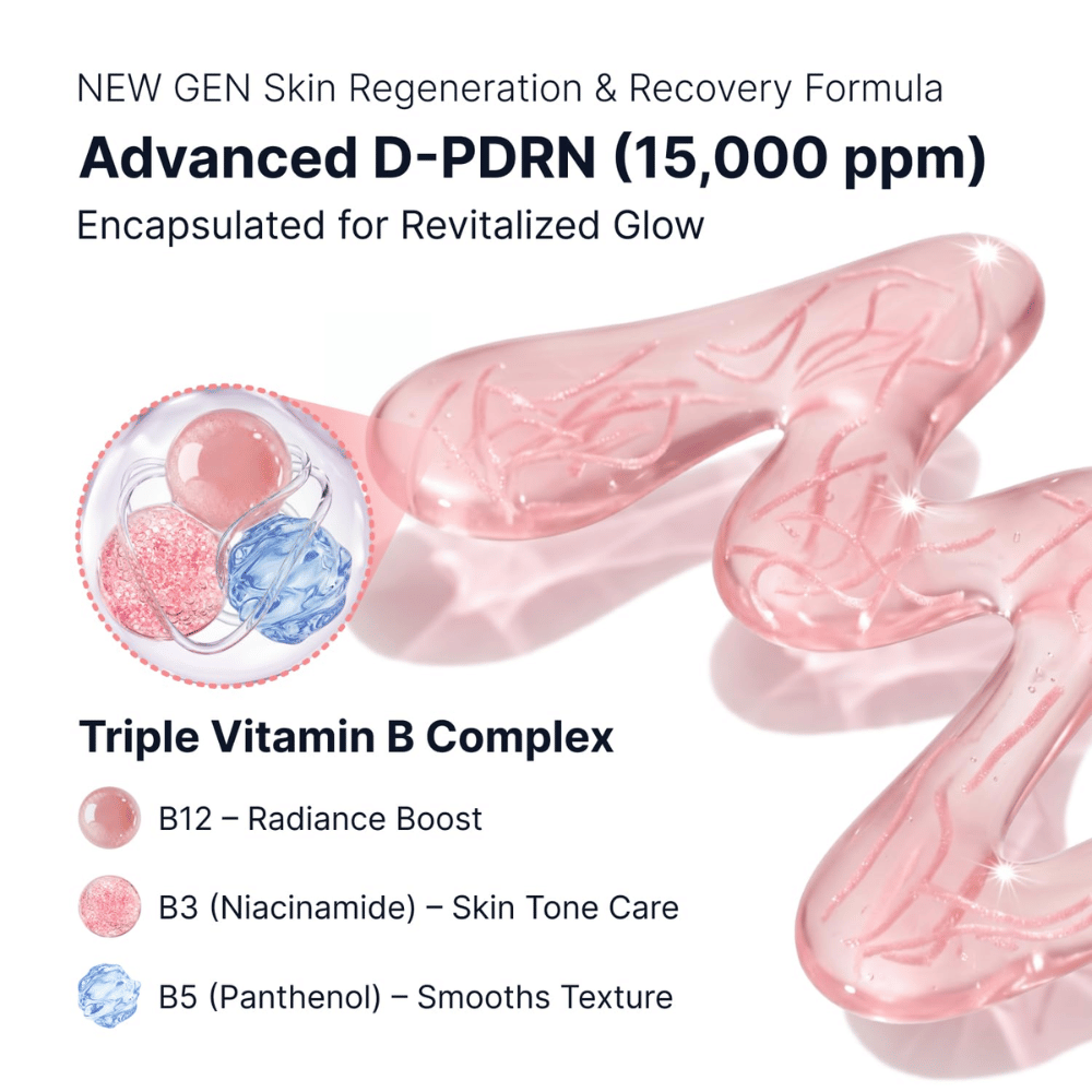 5. SUNGBOON EDITOR PDRN Pink Vitamin Glow Boosting Ampoule – seerumi, jossa on D-PDRN:tä, B12-vitamiinia, niasiiniamidia ja pantenolia hehkua ja kosteutusta varten