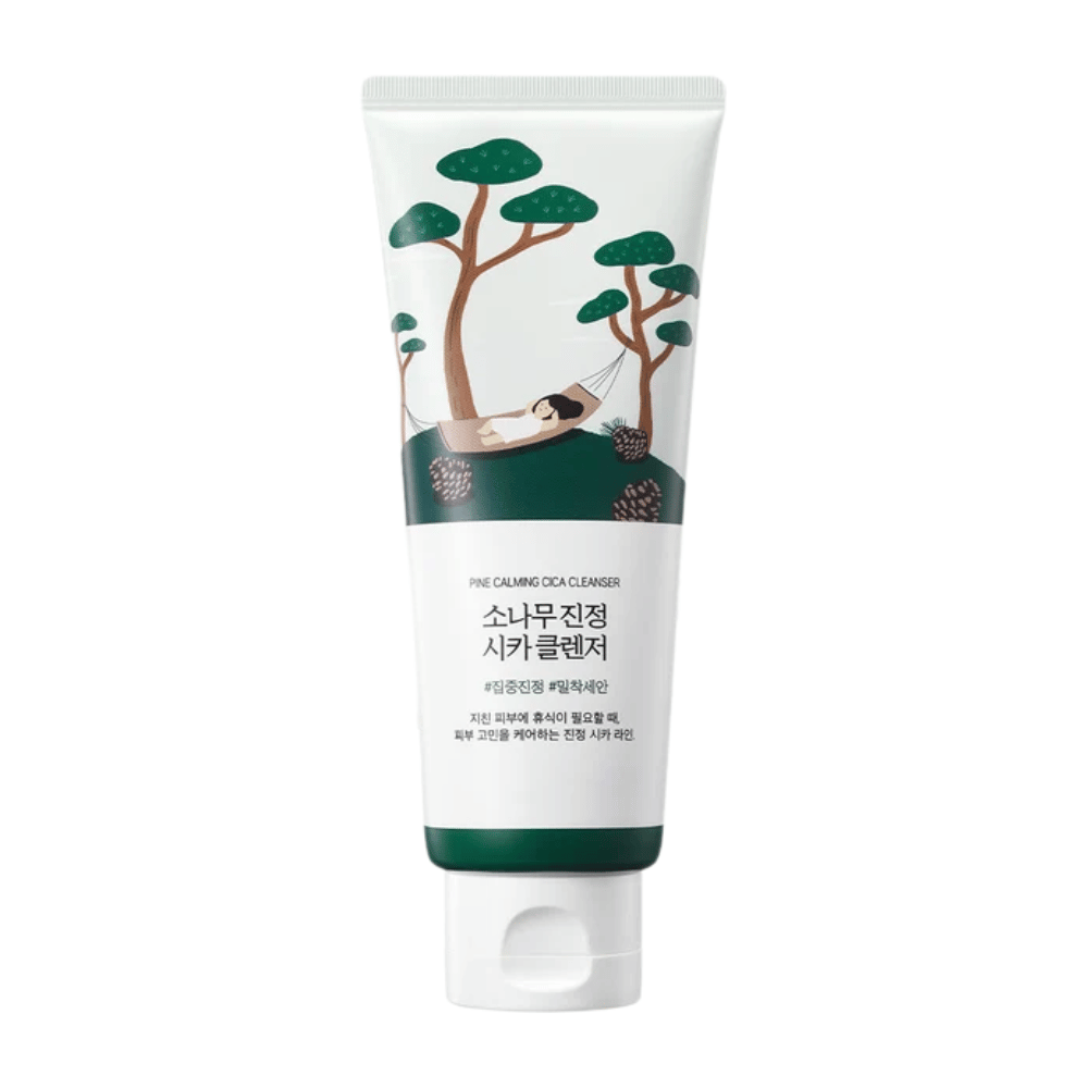 ROUND LAB Pine Calming Cica Cleanser – tuotekuvas rauhoittavasta korealaisesta kasvojenpuhdistusaineesta
