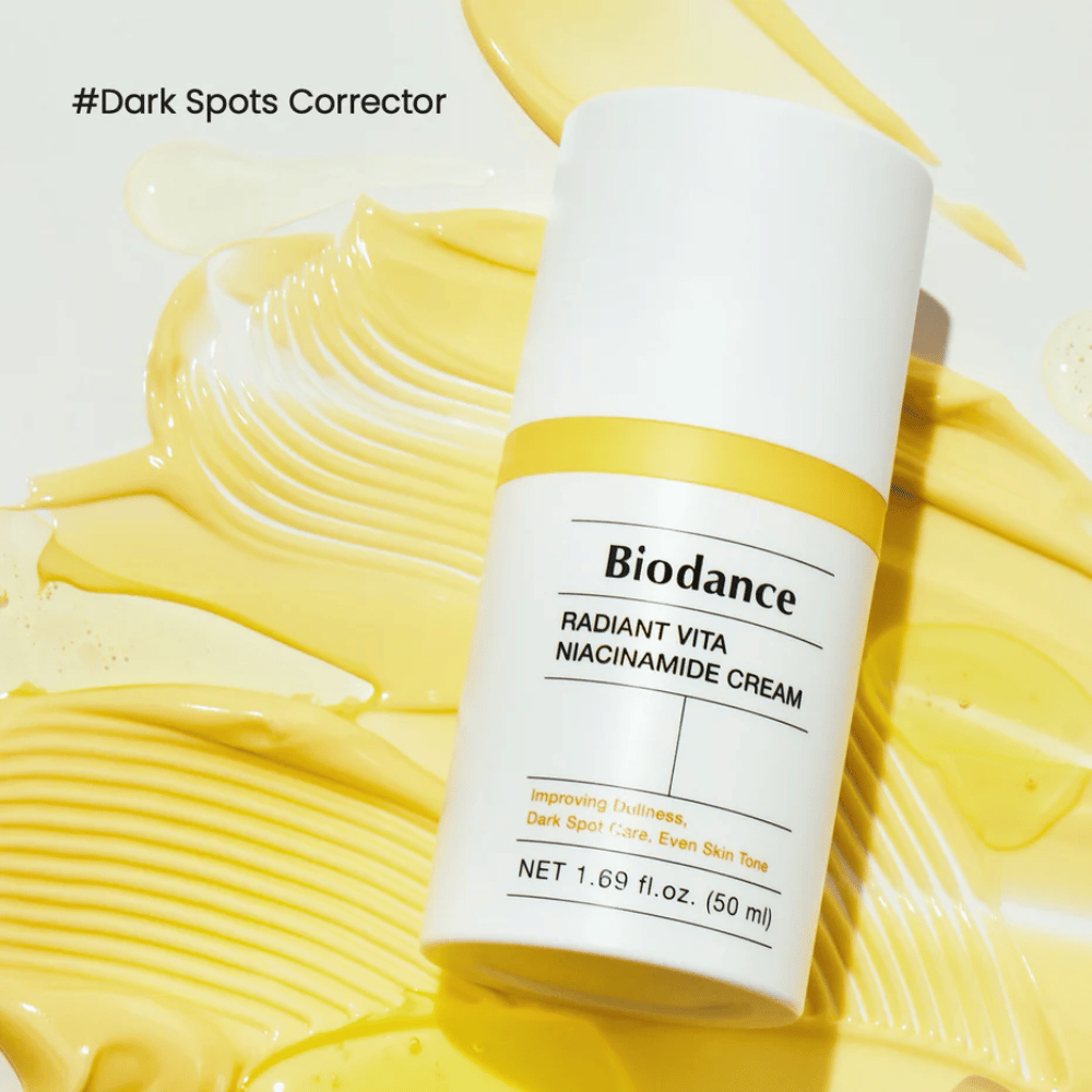 Biodance Radiant Vita Niacinamide Cream 50 ml – hehkua antava kasvovoide tummia läiskiä vastaan