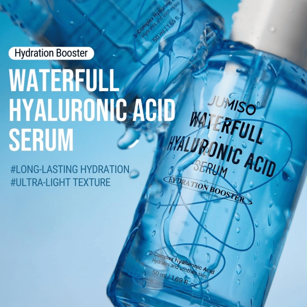Jumiso Waterfull Hyaluronic Acid Seerumi – ultrakevyt korealainen kosteus seerumi pitkäkestoisella kosteutuksella ja nopealla imeytymisellä
